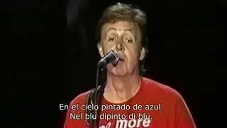 Paul McCartney - Volare (Lyrics / Subtitulos español) | Roma 2003