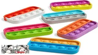 hand2mind Ten Frame Sensory Bubble Poppers Pop Fidget Toys for Kids Math Review