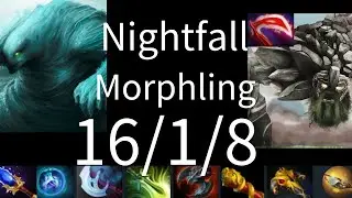 Nightfall Morphling vs WW, Pudge, Medusa, Bane, Pangolier - ET vs BB g1 DreamLeague dota2