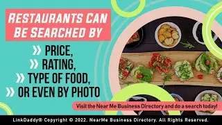 Restaurants Can Be Searched by Price, Rating, Type of Food, or Even by Photo