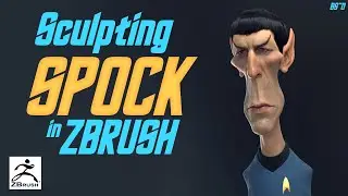 Sculpting Spock in Zbrush - Xploding Cube