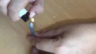 АнтиЛайфхак - восковые мелки как свеча. А вот хренушки (((