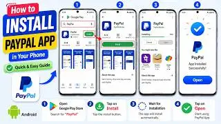 Android Mobile - How to Install PayPal App in Phone | Install PayPal App | DR technology