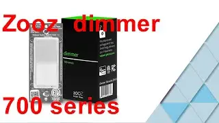 Zooz zwave Dimmer 700 series installation and quick review