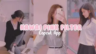 (eng/indo sub)Kawai pink filter||Capcut App🌸💕