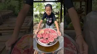 Country girl cook big fish 🐠 with love ❤️