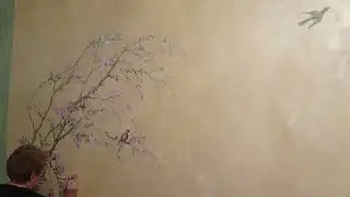 роспись на золотой подложке