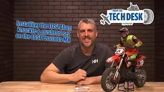 Installing the LOSI Alum knuckle pushrod set on the LOSI Promoto