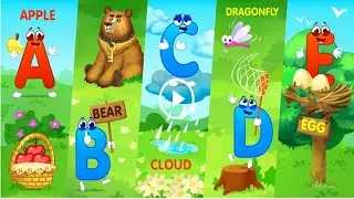 ABC Living Letters #1   Help the Cute Squirrel Save the Lost Letters of the Alphabet   GoKids! Games