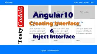 Angular 10 Project from scratch| E-commerce project in angular | Create Interface in angular project