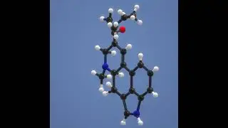 LSD molecule - 3D model