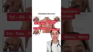 Auscultation points made EASY 🤯 | Cardiovascular Examination 