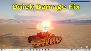 Unreal Engine 5 Make Tank Armor part 3 (Damage Fix )