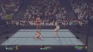 WWE 2K24 Nami VS Nico Robin Thong Special referee Ironwoman