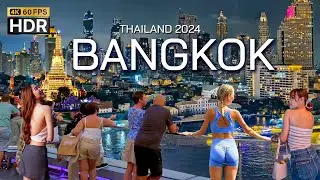 🇹🇭 4K HDR | Walking Bangkok 2024 | The Best City in the World | destination for tourists