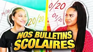 NOS BULLETINS SCOLAIRES 😭📝 FEAT MAMAN