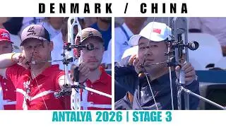 Denmark 🇩🇰 VS China 🇨🇳 | FINAL Compound Men Team | Archery World Cup 2026 Stage 3 | Antalya