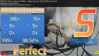 NEW TOP PLAY = DIVELA feat Hatsune Miku - Beat Syncer [ONE MORE TIME] - FC