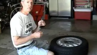 Car Tire Repair WHEN SHOP WILL NOT FIX IT - Emergency use only - how to fix a car tire for $4 DIY