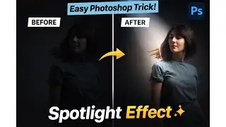 How To Make Spotlight Effect In Photoshop Tutorial 