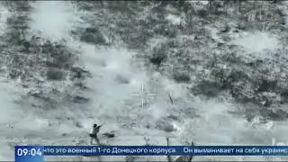 Российский боец смог увернуться от вражеского беспилотника. 