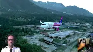 MSFS2020 - POUSO EM TIVAT - Montenegro - A320