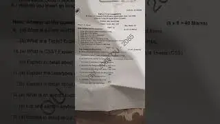 Degree 4th semester Web technology Question paper OU 2022| 