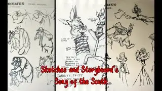 Sketches and Storyboard's for Song of the South 1946