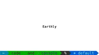 Earthly is awesome