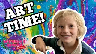Wynnie's World // Drawing Time! #kidsart #kidsdrawing #kidsvideo ⭐️