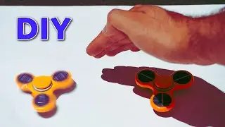 Making Solar powered Fidget Spinner