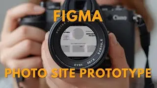 Photography Website Mid-fi Prototype/Wireframe | Figma (2026)