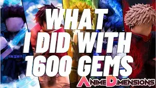 Buy THIS!! with 1600 Gems. Roblox Anime Dimensions Simulator.
