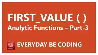 FIRST_VALUE Analytic Function in SQL Server - #3 