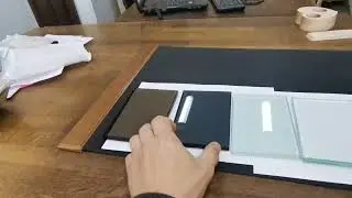 Образцы стекла для ограждения  лестниц