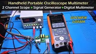 Handheld 2 Channel Oscilloscope Multimeter + Signal Generator | GOCHIFIX