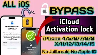 Bypass iCloud Activation Lock within 3 minutes iPhone 4/5/6/7/8/X/11/12/13/14/15 Locked to Owner2024