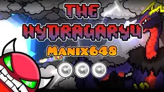 Geometry Dash - (Hard Demon) The Hydragaryu By Manix648 (3 coins)