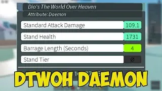 SHOWCASE DTWOH DAEMON IN STAND UPRIGHT REBOOTED | ROBLOX