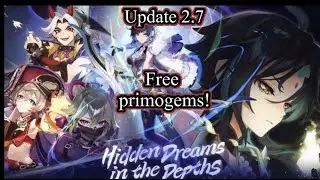 New genshin update! Get FREE primogems right now! And take a look at the new characters!
