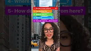 Real Life English | Asking for directions! Do you know how to ask for directions in English? #esl
