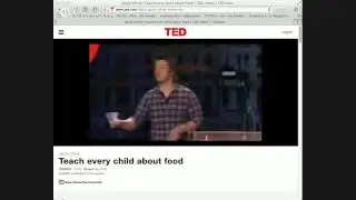 Advanced English Listening class, TED talk by jamie oliver