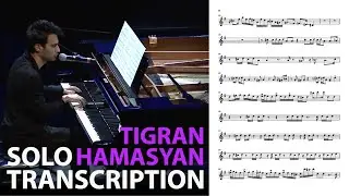 Tigran Hamasyan - Nairian Odyssey | GUITAR SOLO TRANSCRIPTION