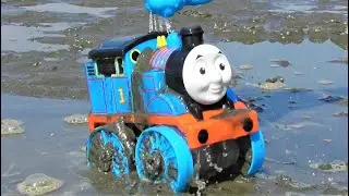 Dig the toys out of the mud