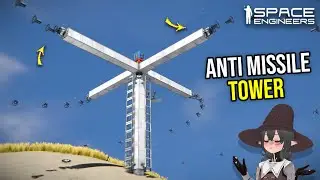 Failed Design: Anti Missile Active Protection Tower, Space Engineers