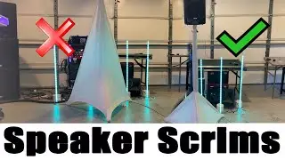 Tripod & Speaker Scrims - Attract More Clients