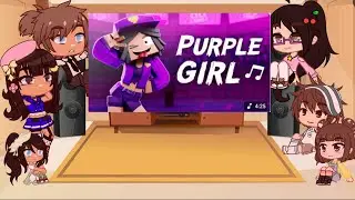 react to purple girl song (I'm psycho)//special BACK TO SCHOOL 🏫