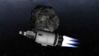 Захват астероида класса Е в KSP