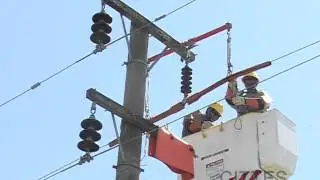 Cambio de cadena de suspensión - 132 kV. (Trabajos con Tensión)