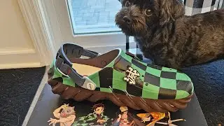 Crocs X Demon Slayer (Tanjiro) On Feet